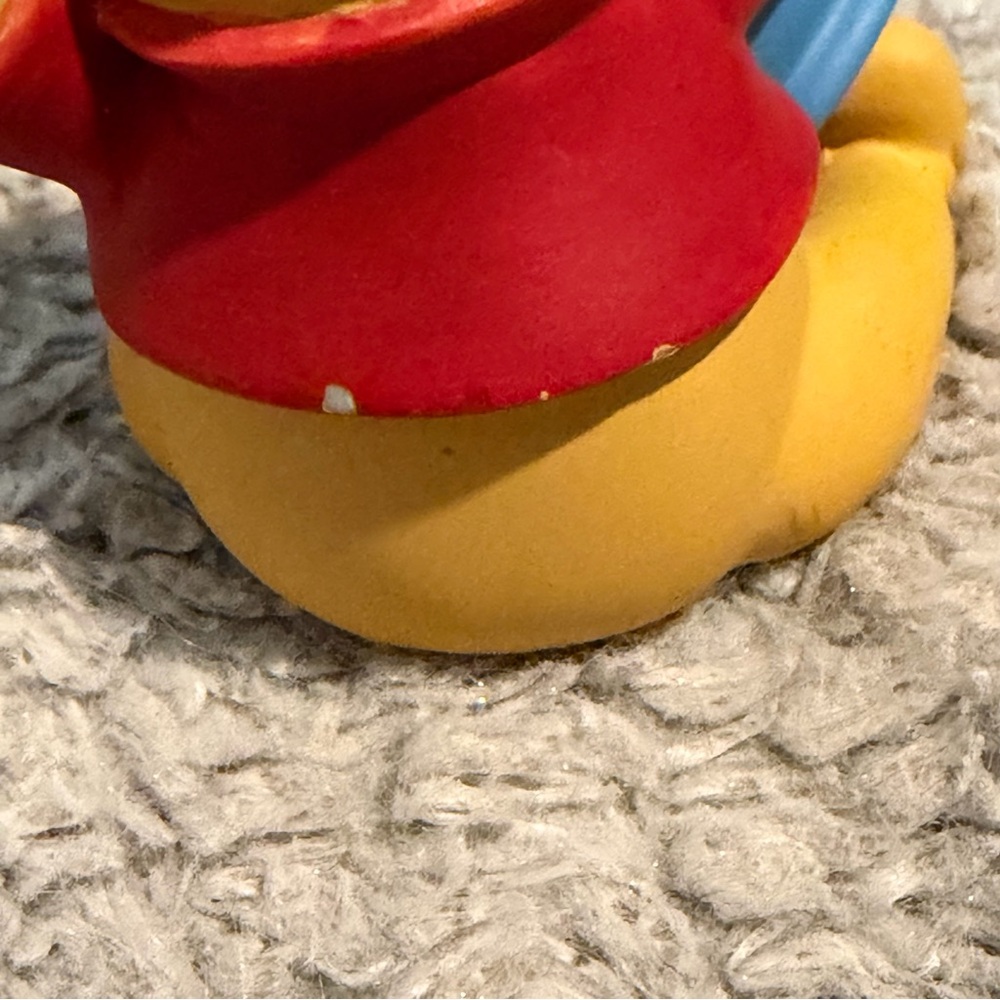 Vintage Disney Winnie the Pooh Clock Figurine w/Honey Pot by Fantasia - 3” Tall - Picture 5 of 5